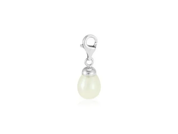 pakilia pakilia Silber Charm-Anhänger Perlentropfen – Produktbild 2 von 2