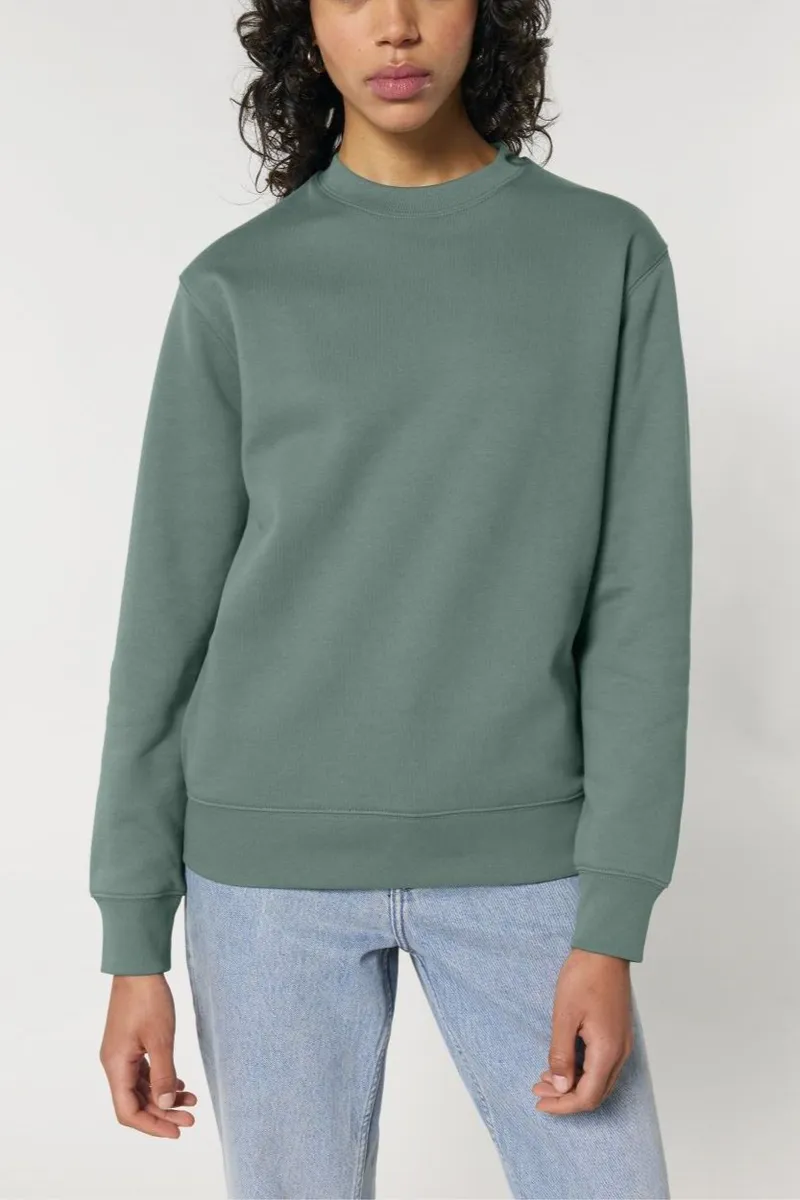 UNIPOLAR UNIPOLAR Herren vegan Pullover Basic Chess, Grün, – Produktbild 2 von 2