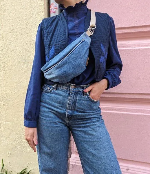 Bridge&Tunnel Bridge&Tunnel Hipbag Denim, Blue, – Produktbild 3 von 8