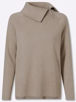 heine Langarm-Pullover sesam-meliert – Produktbild 1 von 1