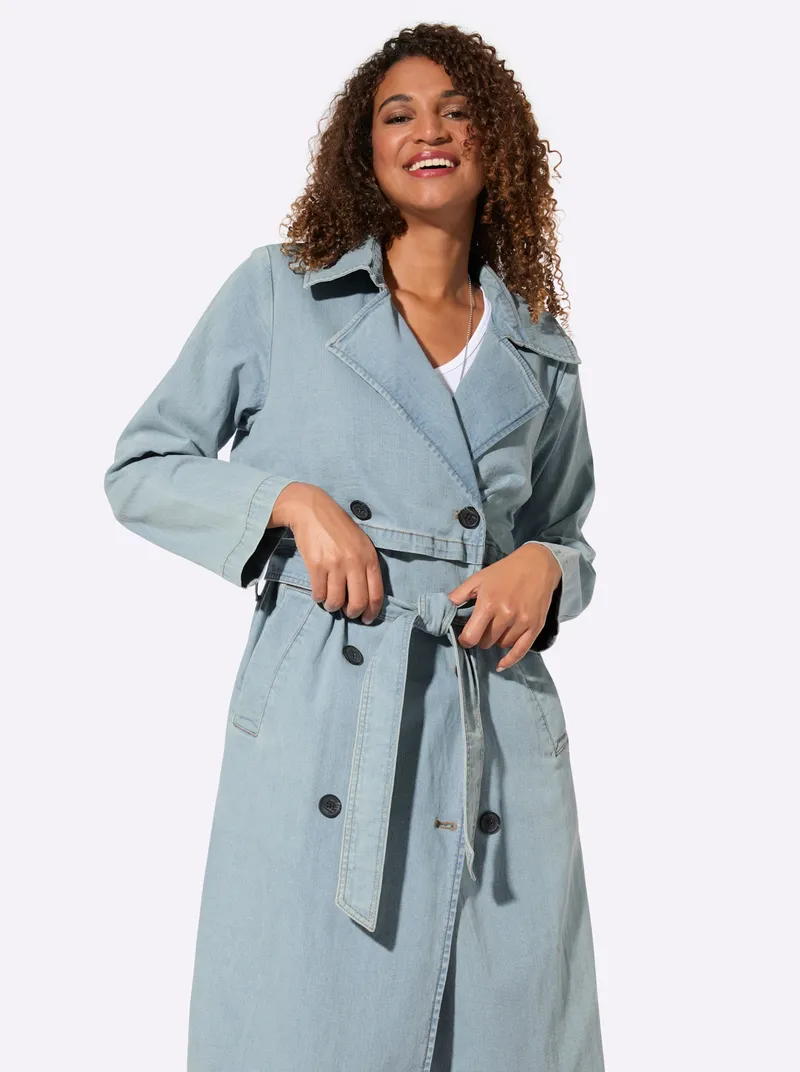Witt Trenchcoat, Blue-bleached, – Produktbild 2 von 2