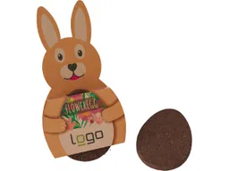 FlowerEgg "Bienenwiese" mit Bio-Saatgut, torffrei, inkl. Digitaldruck – Produktbild 1 von 1
