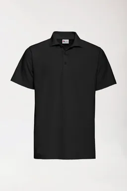 BERUFSBEKLEIDUNG CORE Shirt Unisex - Polokragen, schwarz - Berufsbekleidung.de – Produktbild 1 von 1