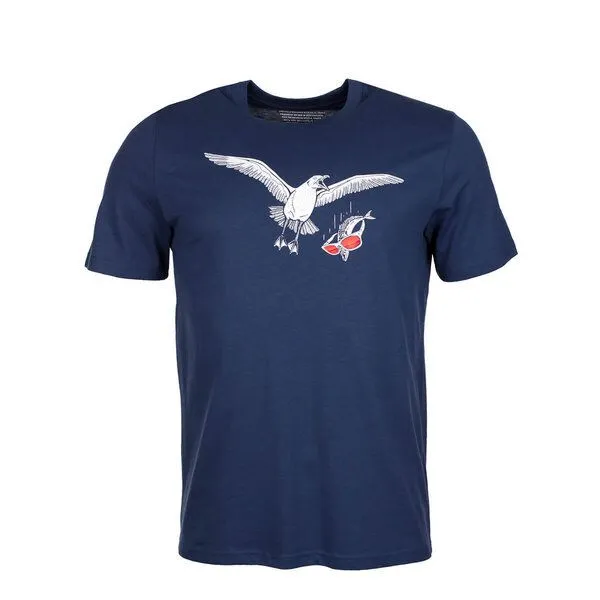 FÄDD FÄDD Herren T-Shirt Rundhals aus Bio-Baumwolle "SEETEST", Dunkelpetrol (blau), – Produktbild 1 von 4