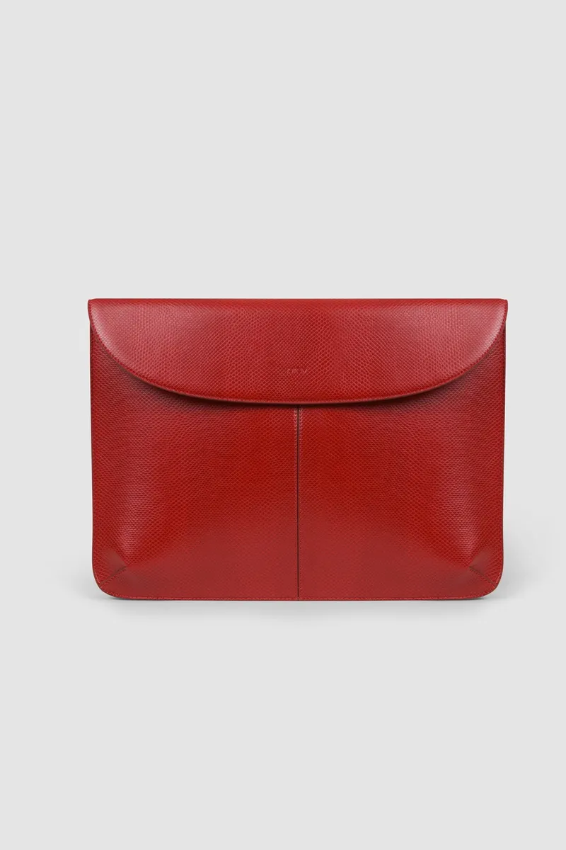 Prev Prev Damen vegan Laptoptasche Loyauté Ruby, Rot, – Produktbild 2 von 2