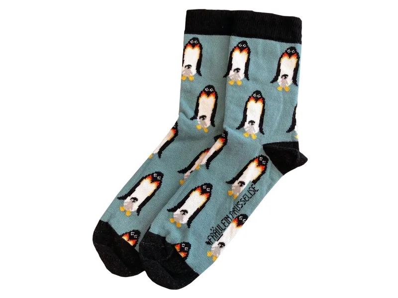 Fräulein Prusselise Kinder Socken Pinguin Gr.23-26, Mehrfarbig, – Produktbild 1 von 1