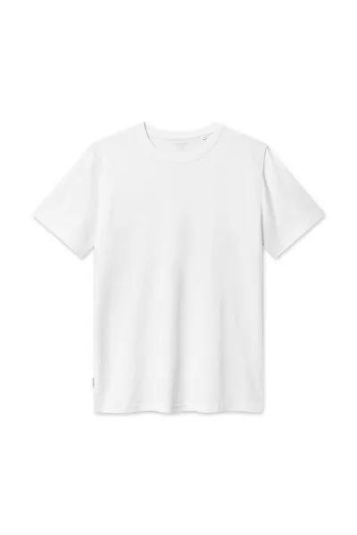 Natural Vibes T-Shirt Natural Vibes Bio GOTS | NV Logo T-Shirt | Weißes T-Shirt | Herren Damen T-Shirt – Produktbild 4 von 4