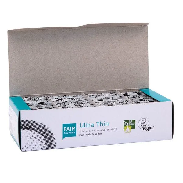 Fair Squared Fair Squared Kondome Ultra Thin - 100 Stück aus Naturkautschuklatex – Produktbild 5 von 5