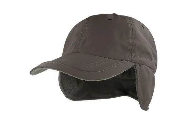 Atlantis Headwear Atlantis Headwear Outdoor-Wintercap mit Ohrenklappen Fleece, Dunkelgrau, – Produktbild 2 von 4