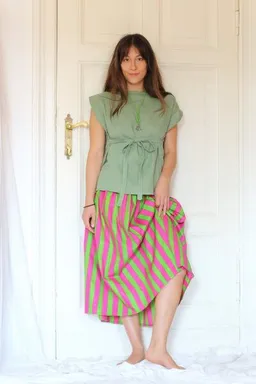ManduTrap ManduTrap Nani – Midi Wickelrock für Damen aus Bio-Baumwolle mit Handblockprint – Produktbild 1 von 1