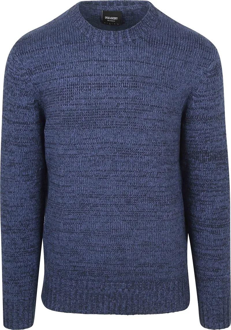 Lyle and Scott Lyle & Scott Pull Melange Dunkelblau - Größe L, Dunkelblau, – Produktbild 2 von 3