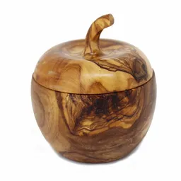 Mitienda Shop Mitienda Shop Salzdose mit Deckel und Salzschippchen aus Holz – Produktbild 1 von 1