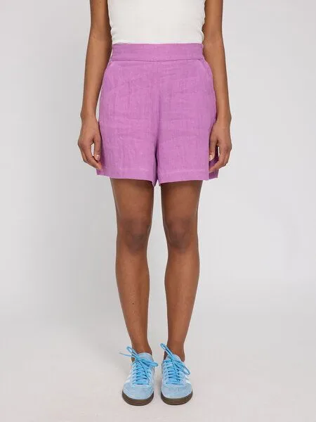 Mazine Mazine Shorts Linen, Violet pink, – Produktbild 2 von 4