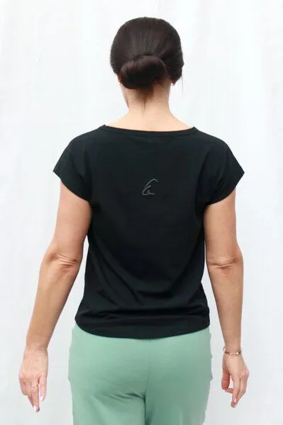 ESPARTO ESPARTO T-Shirt Chaay, Schwarz, – Produktbild 4 von 4