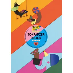 folia folia Tonpapier, DIN A4, sortierte Farben, 20 Blatt – Produktbild 1 von 1