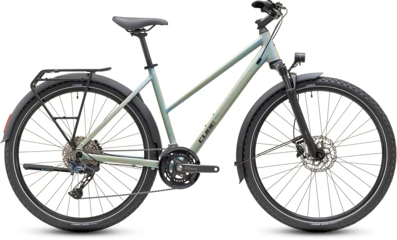 We Cycle Cube Nature EXC FE Trapeze Trekking Fahrrad glintsand/black 2027 46 cm (160-168 cm) | Fahrräder – Produktbild 1 von 1