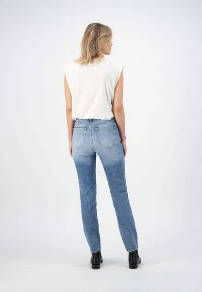MUD Jeans MUD Jeans Jeans Straight Fit - Piper, Blue, – Produktbild 5 von 5