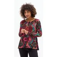 KOKOworld KOKOworld Damen Bluse YASIRA – ECOVERO Viskose, Telar (mehrfarbig), – Produktbild 1 von 1