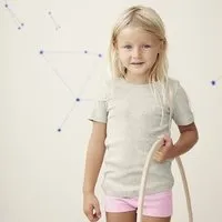 Living Crafts Living Crafts Kinder Kurzarm-Shirt - GOAT, Natural melange, – Produktbild 1 von 1