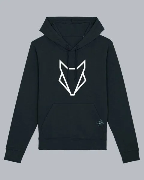 VEROIKON Unisex Fuchs-Hoodie back to Nature VEROIKON, Schwarz, – Produktbild 1 von 4