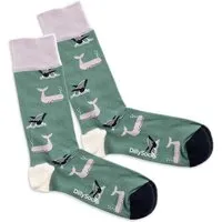 DillySocks DillySocks Socken Whale Party aus Biobaumwoll-Mix, Mehrfarbig, – Produktbild 2 von 5
