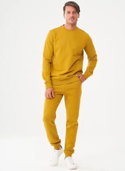 ORGANICATION ORGANICATION Sweatshirt aus Bio-Baumwolle, Tobacco, – Produktbild 2 von 4
