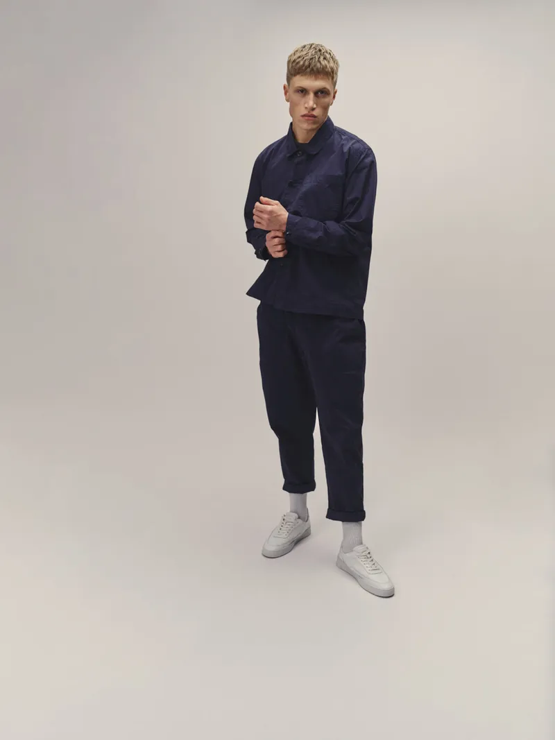 WOTE WOTE Herren vegan Jacke Dunkelblau, Dunkelblau, – Produktbild 1 von 2