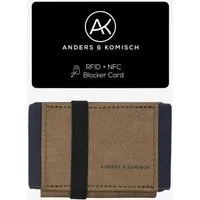 ANDERS & KOMISCH ANDERS & KOMISCH Kleiner Geldbeutel Braun mit RFID & NFC Schutz – A&K MINI Bundle Braun – Produktbild 1 von 1