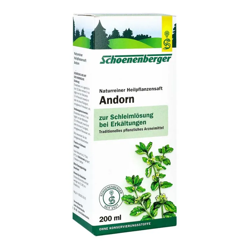 Schoenenberger Schoenenberger Naturreiner Heilpflazensaft Andorn – Produktbild 1 von 1