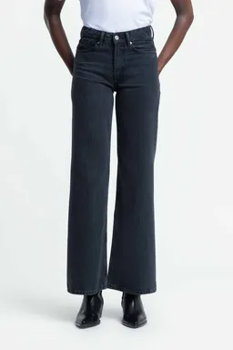 Kings Of Indigo Kings of Indigo Damen vegan Jeans Jane Stripe Schwarz Washed – Produktbild 1 von 1