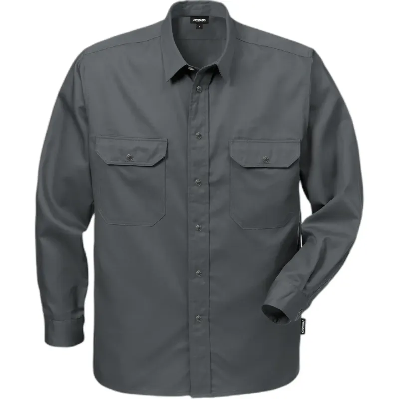 Fristads Langarmshirt Fristads 720 B60, Gris, – Produktbild 1 von 2