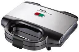 Tefal Tefal Sandwich- & Waffeleisen 'Ultra-Compact SM1552', schwarz/silber – Produktbild 1 von 1