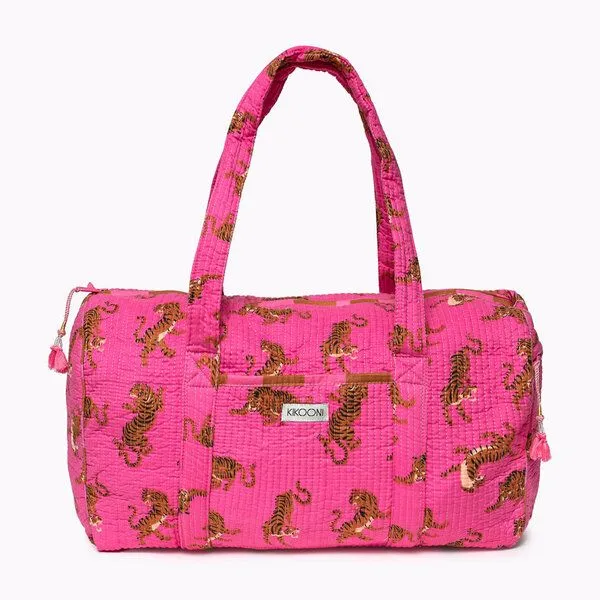 KIKOONI KIKOONI handgefertigte große Baumwolltasche "K. Shopper", Electric tigress 2, – Produktbild 2 von 4