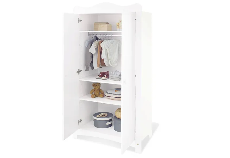 Pinolino Pinolino Kleiderschrank „Florentina”, Weiss, – Produktbild 1 von 1