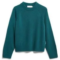 ARMEDANGELS ARMEDANGELS WOOL KNIT Damen Strickpullover aus recycelter Wolle mit Bio-Wolle, Petrol velvet, – Produktbild 1 von 1
