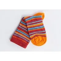 Leela Cotton Leela Cotton Baby/Kinder Socken aus 98% Bio-Baumwolle, Rot-orange-bordo-blau 3316, – Produktbild 1 von 1