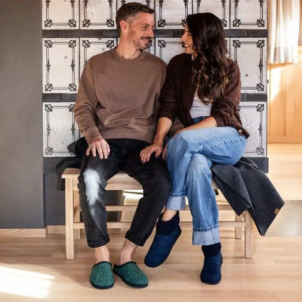 Gottstein Gottstein Hüttenschuhe Wool Venture High, Blau, – Produktbild 4 von 4