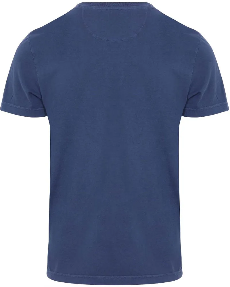 new zealand auckland new zealand auckland NZA T-Shirt Faded Logo Navy, Hellblau, – Produktbild 5 von 5
