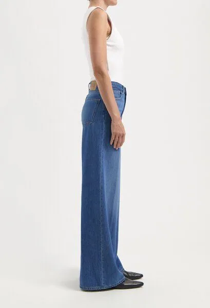 MUD Jeans MUD Jeans Damen Jeans "Sara High Loose Flow - Medium Vintage Stone", Blue, – Produktbild 2 von 4