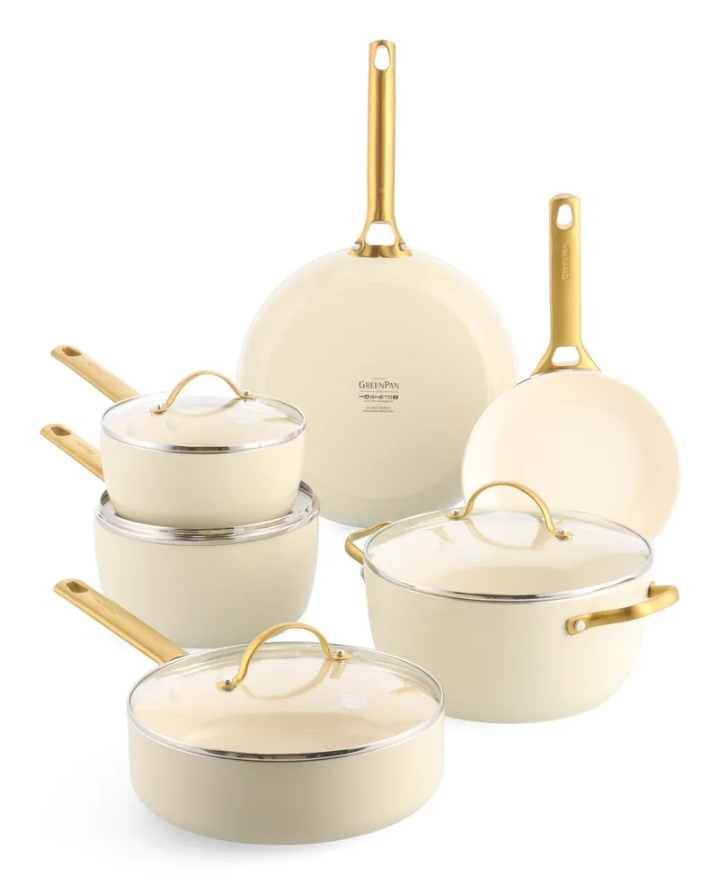 Greenpan Greenpan Pfannen- & Topfset "Padova Reserve" 6er-Set, Creme, – Produktbild 1 von 3