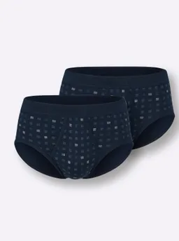 Schiesser Hüftslip marine-bedruckt – Produktbild 1 von 1