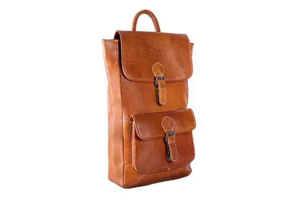 Alpenleder Alpenleder Rucksack SCRAMBLER, Cognac, – Produktbild 1 von 4