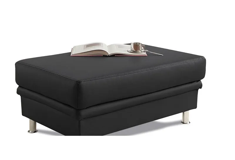 sit&more Hocker Mailand, B: 102 cm, individuell zu kombinieren, Schwarz, – Produktbild 2 von 5