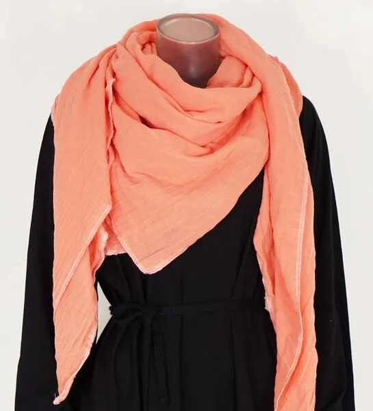 Lena Schokolade Lena Schokolade Musselin Tuch versch. Farben, Peach, – Produktbild 1 von 1
