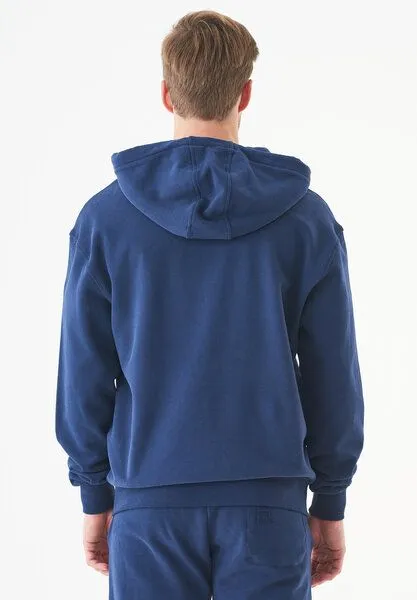 ORGANICATION ORGANICATION ESSENTIALS-JUNDA-Unisex Soft Touch Sweatjacke aus Bio-Baumwolle, Navy, – Produktbild 4 von 4