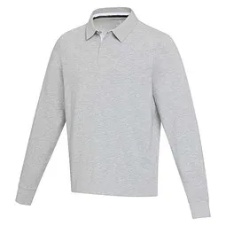 Elevate NXT Clyde Rugby Polo Sweatshirt Unisex, heather grau, 2XL, Grau, – Produktbild 1 von 1