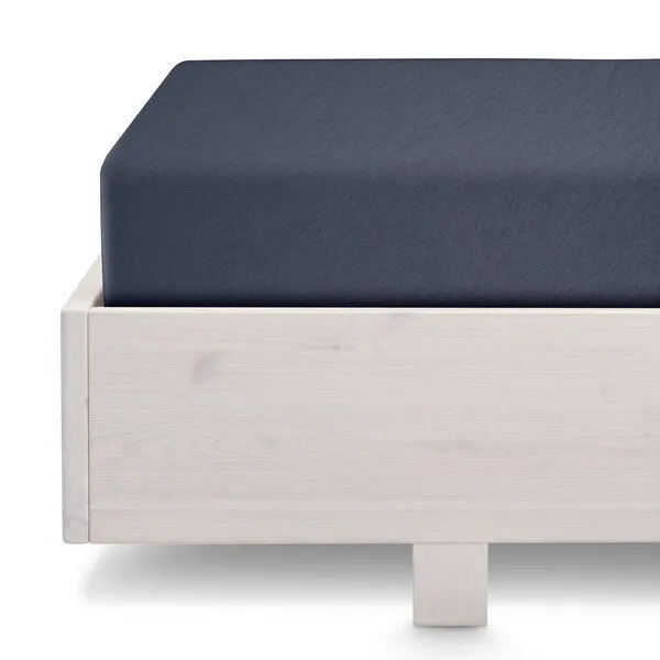 ekomia ekomia Spannbettlaken Aisling, Navy (blau), – Produktbild 2 von 4