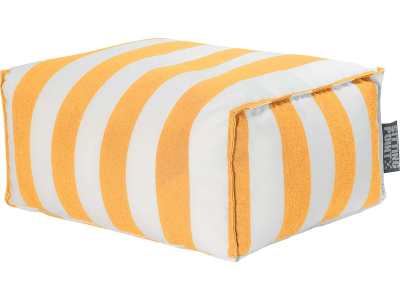 Sitzsack "Roll Santorin" outdoor, 55 x 65 x 35 cm, gelb – Produktbild 1 von 1