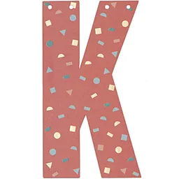 Rico Design Rico Design Buchstabe für Girlande 14cm K – Produktbild 1 von 1
