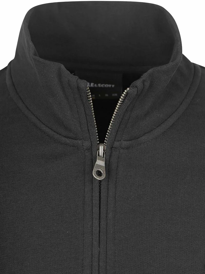 Lyle and Scott Lyle & Scott Sweat Half Zip Pull Schwarz - Größe L, Schwarz, – Produktbild 5 von 5
